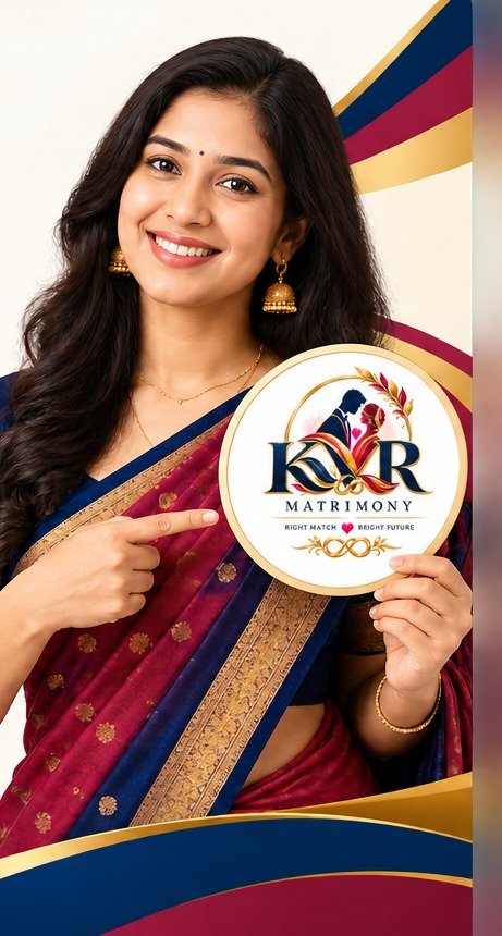 Indian woman representing KVR Matrimony Assisted Service