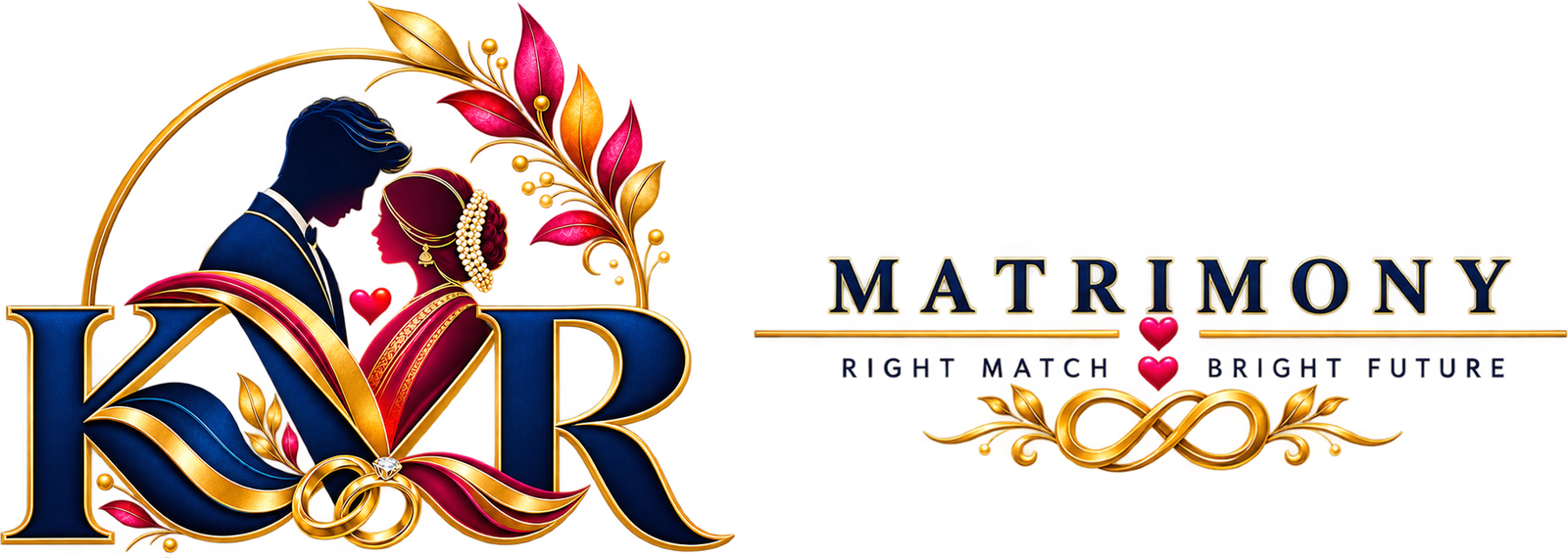 KVR Matrimony logo